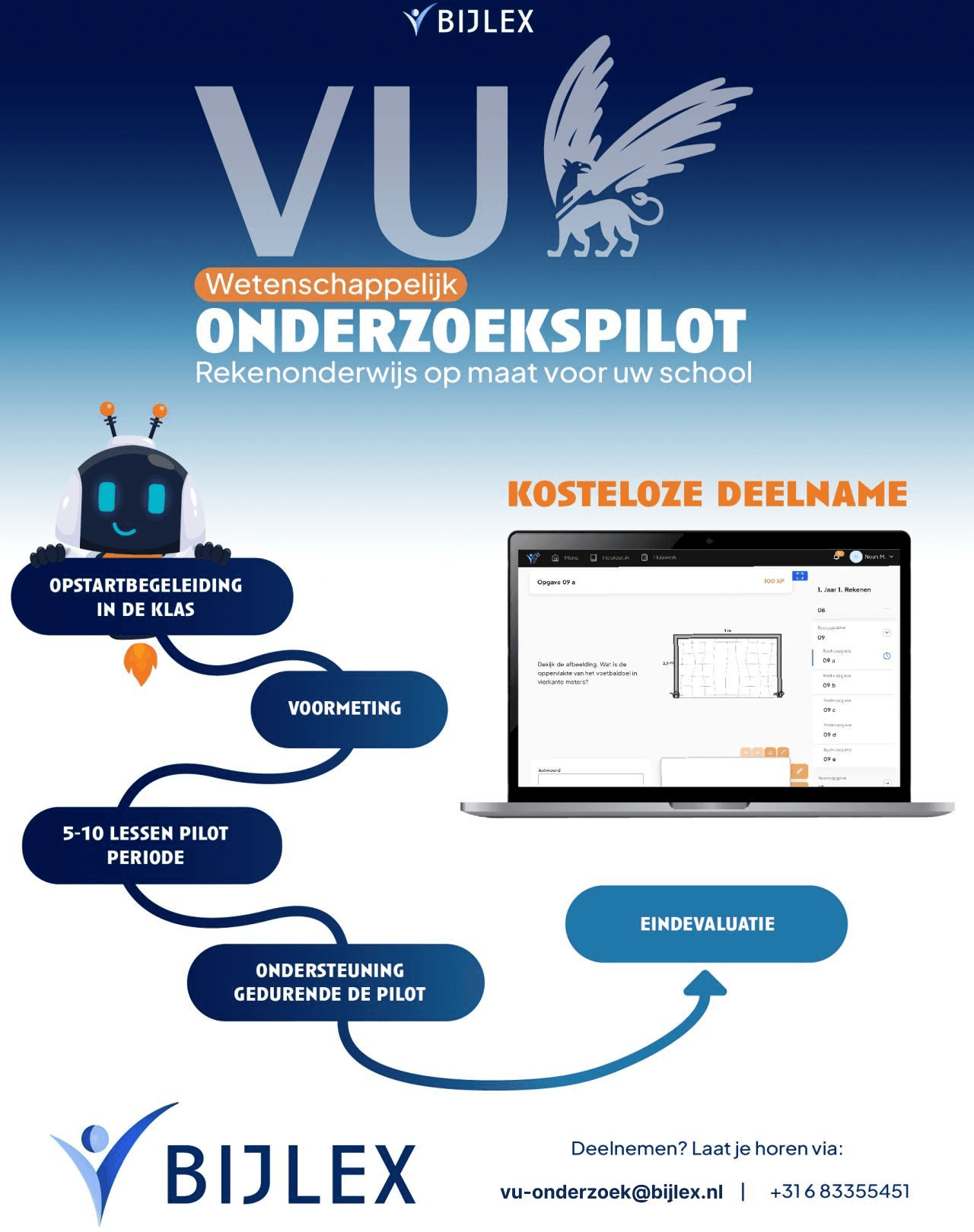 VU Pilotonderzoek succesvol van start