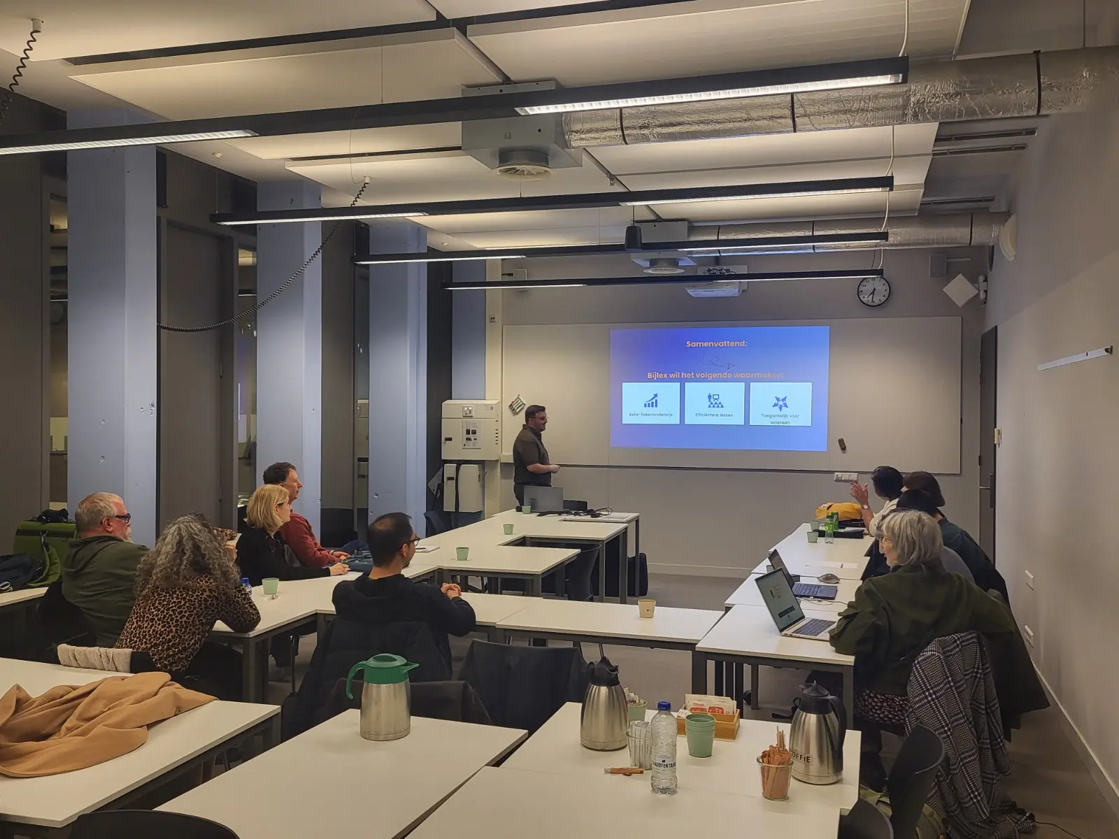 Gastcollege wiskunde van UvA docent